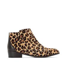 La redoute, c'est avant tout la vente en ligne d'articles vestimentaires et d'équipement de la en plus, vous avez jusqu'à 60 jours pour changer d'avis si vous êtes client r premium ou r select. La Redoute Collection Womens Premium Leather Ankle Boots In Leopard Print