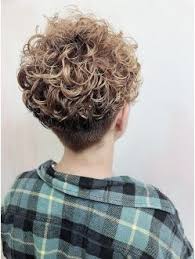 ボーイフレンド ショート くせ毛風 パーマ permed hairstyles short permed hair short curly haircuts