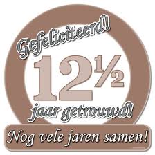 12 1 2 Jarig Huwelijk De Fopsjop De Grootste Feestwinkel Van Brabant De Specialist Voor Al Uw Ballondecoraties