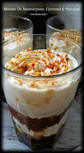 Mousse De Mascarpone Caramel Pommes Mousse Mascarpone Recette Mascarpone Mascarpone