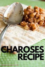If You Are Looking For Easy Jewish Dessert Recipe For Passover Try This Mom S Charoset Recipe You Can Enjoy It Charoset Recipe Jewish Recipes Passover Dishes