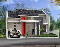 Sebuah struktur bangunan rumah yang tidak rumit. Rumah Minimalis