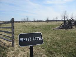 A fascinating comparison to the present day. Wentz House Cast Iron Site Id Tablet Gettysburg National Military Park Historic District Gettysburg Pa Nrhp Historic Districts Contributing Buildings On Waymarking Com
