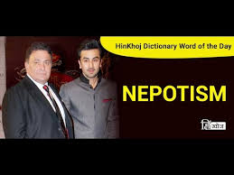 Meaning Of Nepotism In Hindi Hinkhoj Dictionary Youtube