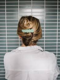 It is so pretty and chic but at the same time it is super easy to do! 3 Minute Hairstyles How To Do A Modern French Twist The Effortless Chic