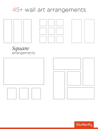 Create Your Own Gallery Wall In Just A Few Easy Steps Using These Templates And Designs Find Over 45 Wall Art Arrangements For Canvas P Home Decor Design Home