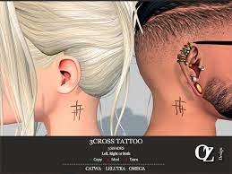 Click here to visit our gallery. Second Life Marketplace Oz Design Tattoo 3cross