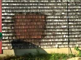 Long natural kiln dried eastern white cedar shingle siding with 180 reviews and the sbc 16 in. Clean Stained Cedar With This Professional Strength Cleaner Youtube