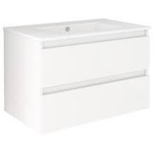 Meuble Sous Vasque Miroir L 80 Blanc Polly Meuble De Salle De Bain Meuble Sous Vasque Meuble