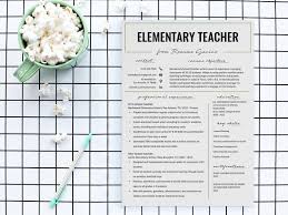 Customized samples based on the most contacted teacher resumes from over 100 million resumes on file. Free Elementary Teacher Resume Template With Clean And Simple Look