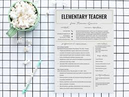 This shows that you're able to information brief and precise. Free Elementary Teacher Resume Template With Clean And Simple Look