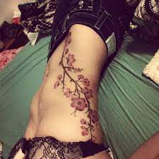 Cherry Blossom Tattoo Tumblr Hip Tattoo Blossom Tattoo Womens Tattoo Ideas