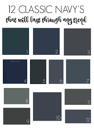 12 Classic Navys That Will Last Through Any Trend City Farmhouse Navy Paint Colors Navy Accent Walls Paint Colors For Home
