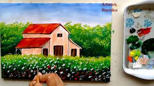 Check out our garden artwork selection for the very best in unique or custom, handmade pieces from our home & living shops. Garden House Scenery Painting Acrylic Painting Tutorial For Beginners Flower Garden Youtube