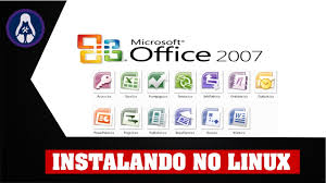 Office 2007 no Linux Via Wine/Playonlinux - YouTube