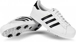 Nicknamed the clamtoe, shelltoe, shell shoes, shell tops, and sea shells. Adidas Superstar Golf Shoes