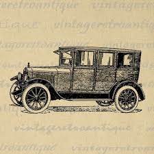 Essex Sedan Antique Car Digital Printable Download Illustration Image Graphic Vintage Clip Art Vintageretroantique Com P Lovers Art Antique Cars Etsy Teams