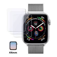 Apple Watch Series 4 5 6 Se Series 5 44mm Screen Protector By Insten 3 Pack Clear Tempered Glass Screen Protector Lcd Film Cover Guard Shield For Apple Watch Series 4 5 6 Se Series 5 44mm