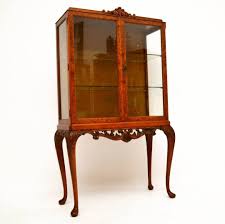 Antique Burr Walnut Display Cabinet At Marylebone Antiques This Is A Fine Quality Antique Walnut Di Display Cabinet Antique Display Cabinets Antique Cabinets