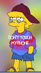Background Heartbreak Background Heart Dont Touch My Phone Wallpapers Simpson Wallpaper Iphone Cartoon Wallpaper Iphone