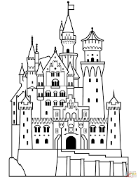 Disegno Di Castello Di Neuschwanstein Da Colorare Disegni Da