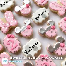 Pinkandsilver Minniemouse 2ndbirthday Sugarcookies Minnie Mouse Cake Pops Mickey Mouse Cookies Baby Shower Cookies