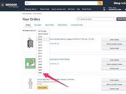 From there, you can view all orders placed with your account. Amazon Order History How To Find Your First Ever Order
