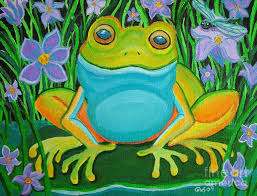 Frog On A Lily Pad By Nick Gustafson Frog Art Frog Illustration Lily Pads