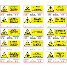 Untuk kalian yang telah mendapatkan mata pelajaran ipa, pastinya sering mendengar yang namanya bahan kimia. Yellow Warning Signages Rs 200 Piece Safe Star Solutions Id 16432693562