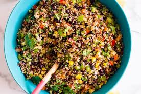 Garlicky quinoa and garbanzo bean salad. 30 Best Quinoa Recipes Ifoodreal Com