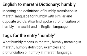 To make meek and submissive; Humble Meaning In English