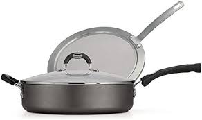 Best Seller Grey 5qt Nonstick Saute Pan Deep Large Searing Steamer Skillet With Covered Glass Lid Stainless Steel Splatter Grease Screen Guard Online Lookpopp In 2020 Pan Set Saute Pan Catering Trays