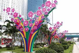 trang trí đường phố hà nội