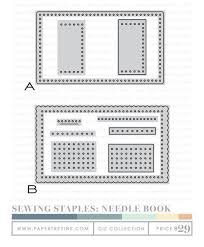 Papertrey Ink Blog Needle Book Papertrey Ink Clear Stamps