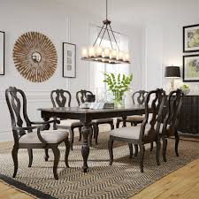 The spacious east west furniture fairwinds 9 piece keyhole dining table set features plenty of room for guests, with a convenient extension leaf allowing you to easily expand the table. Liberty Furniture Chesapeake 7 Piece Rectangular Dining Table Set In Antique Black Est Ship Time Is 8 10 Weeks By Dining Rooms Outlet