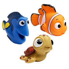 When reunited later on the film, crush becomes good friends with nemo. Amazon Com The First Years Disney Baby Bath Squirt Toys Finding Nemo Baby