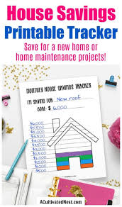 Printable House Savings Tracker Sinking Fund Tracker A Cultivated Nest In 2020 Save For House Savings Tracker Personal Finance