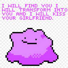 This is where the knowledge of the pokemon you will need to catch is very helpful! Pixel Art Ditto Image Png 1200x1200px Pixel Art Art Ditto Jigglypuff Magenta Download Free