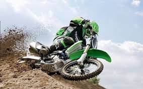 Green And White Motocross Dirt Bike Sports Motocross Bike Dirt Bike Dirtbike Motorcycle Sport Vehicle 10 Motorcycle Wallpaper Motocross Motocross Bikes