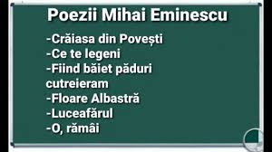 Aceasta carte audio nu este gratuita. Poezii Mihai Eminescu Exemple Poezii Copii Poezii Scoala Povesti Compunere Limba Romana Youtube
