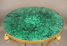 A Malachite Table Malachite Empire Style Cool Designs