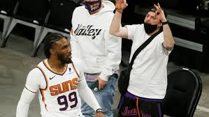 Lakers star anthony davis kicked suns forward jae crowder in the groin while talking a jumper during game 2 of their playoff series in phoenix on tuesday. Jae Crowder Phoenix Suns Scorch Houston Rockets From 3 In Victory