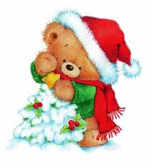 Orsetto Arte Natalizia Illustrazione Di Natale Natale Topolino