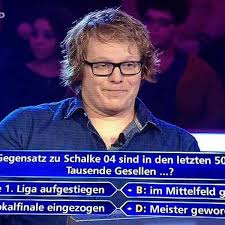 Die 5 besten in der tagessiegerwertung 1. Quizshow Wer Wird Millionar Nimmt Fc Schalke 04 Auf Den Arm