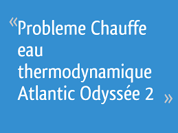 We did not find results for: Probleme Chauffe Eau Thermodynamique Atlantic Odyssee 2 40 Messages