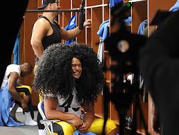 The long, flowing black hair. Troy Story Nfl Star About His Long Hair And Frizz Beautygeeks