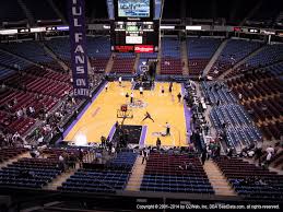 sleep train arena view from upper level 220 vivid seats