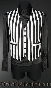 Beetlejuice Black And White Striped Suit Striped Vest Striped Vests Jackets Striped