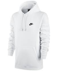 Black And White Nike Sweatshirt Nike Men S Club Fleece Full Zip Hoodie In 100 White Modesens Nike Clothes Mens Nike Hoodies For Men Nike Outfits