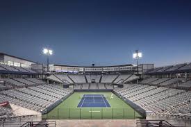Great day at the tennis with the rain holding off for the games that we saw including sharapova, svitolina, kerber, konta etc amongst others. Architecture Et Amenagement Du Iga Stadium Montreal Provencher Roy
